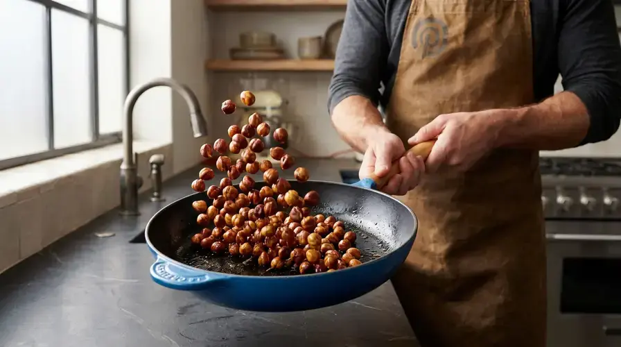 Recipe section image for Romige bloemkoolsoep met geroosterde hazelnoten