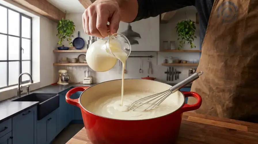 Recipe section image for Romige bloemkoolsoep met truffelolie voor een luxe diner