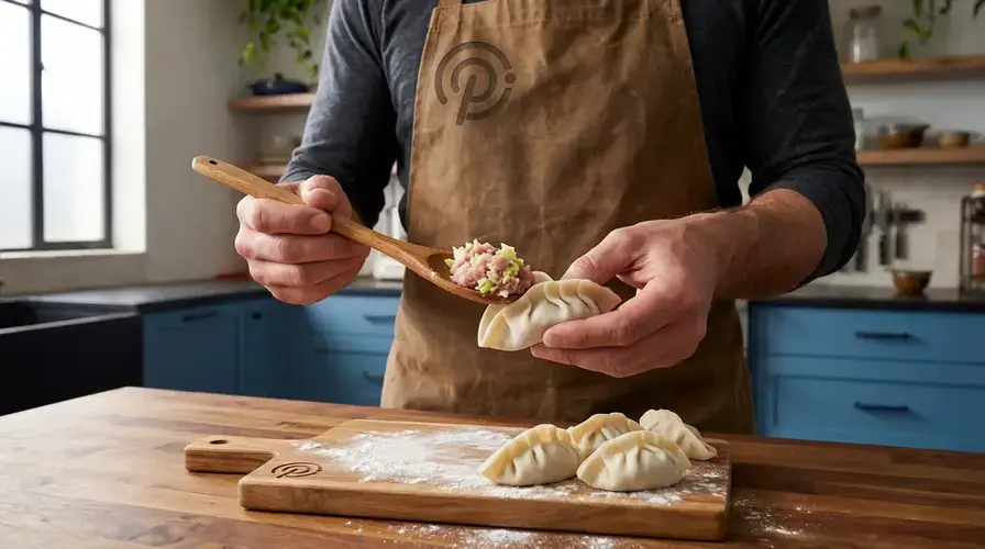 Recipe section image for Zelfgemaakte gestoomde dumplings met varkensgehakt