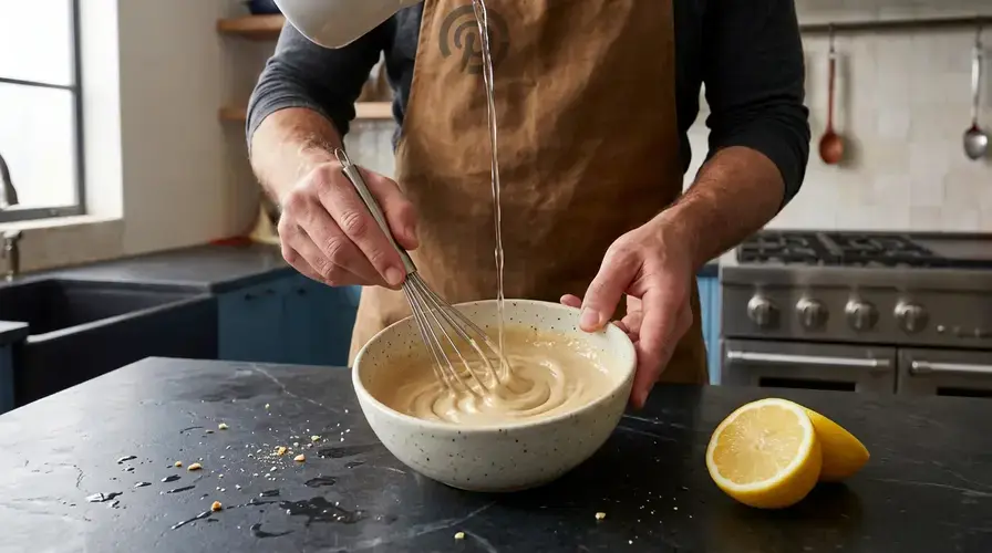 Recipe section image for Geroosterde bloemkool met tahin en granaatappel