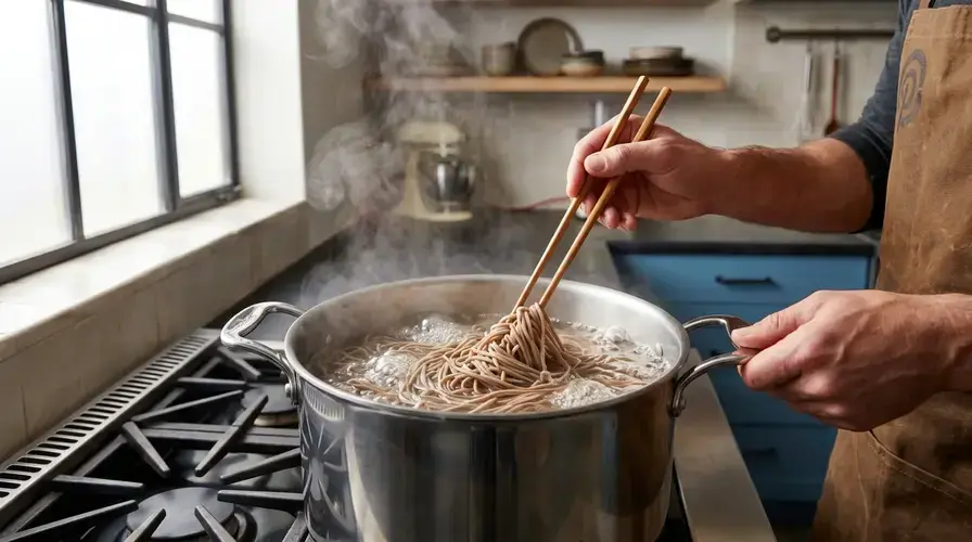 Recipe section image for Maak zelf een frisse bowl met soba noedels en wakame