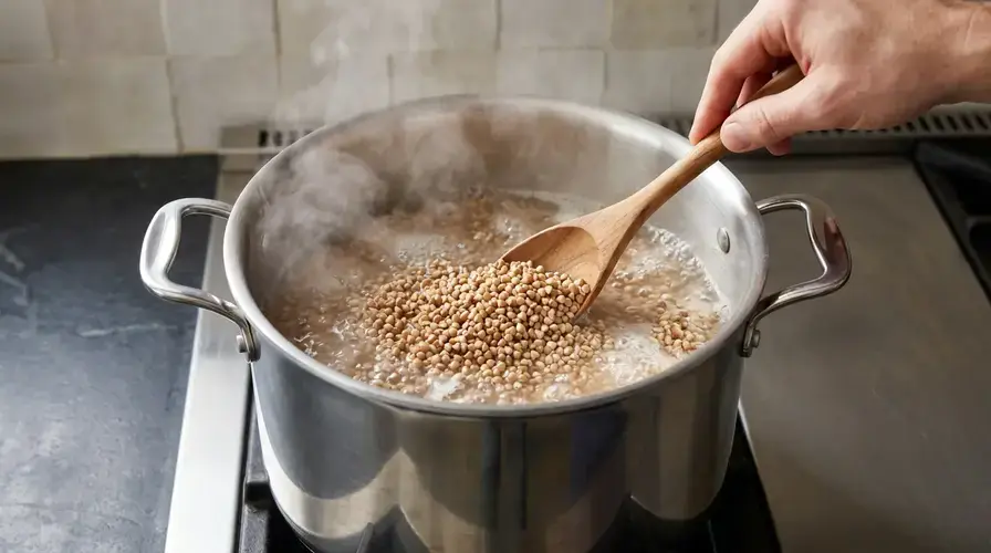 Recipe section image for Kleurrijke bowl met boekweit en geroosterde groenten