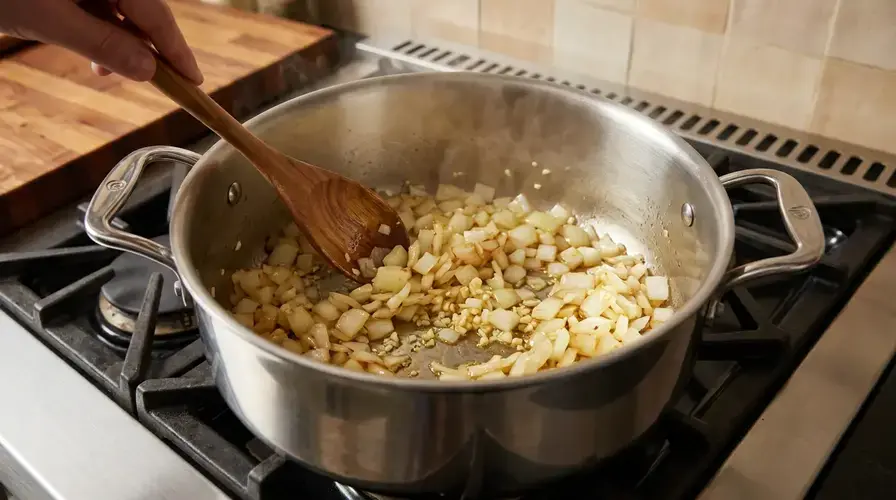Recipe section image for Felgroene doperwtensoep met verse munt