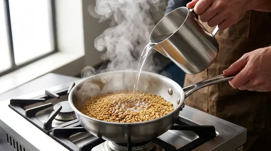 Recipe section image for Frisse bulgursalade met granaatappel en peterselie