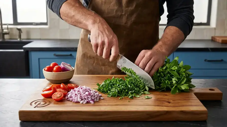 Recipe section image for Frisse bulgursalade met granaatappel en peterselie