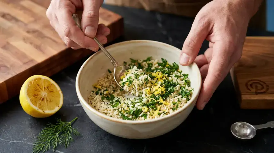 Recipe section image for Zalm uit de oven met een krokante kruidenkorst