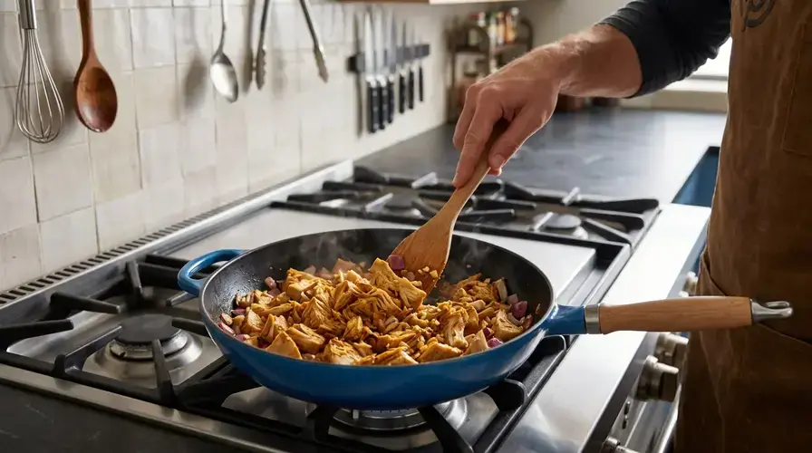 Recipe section image for Taco's met pulled jackfruit en limoen