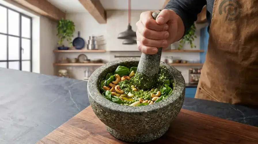 Recipe section image for Kipfilet met cashewnotenpesto en cherrytomaten