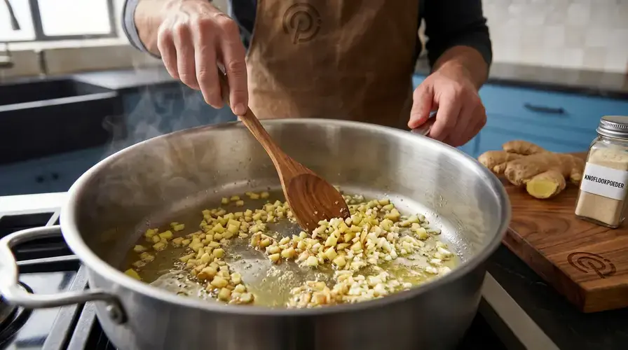 Recipe section image for Snelle noedelsoep met gember en verse paksoi