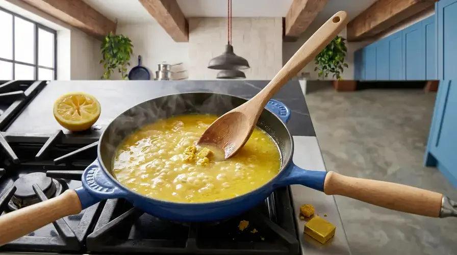 Recipe section image for Kip met citroen en botersaus uit de pan