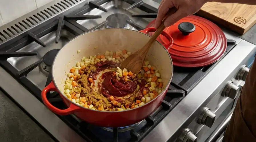 Recipe section image for Verwarmende Linzensoep met Wortel en Komijn