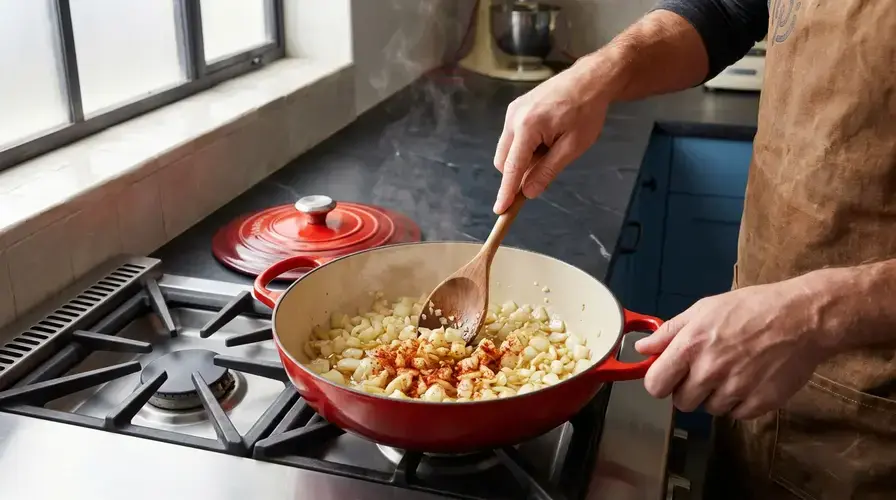 Recipe section image for Hartige stoofpot van witte bonen en tomaten