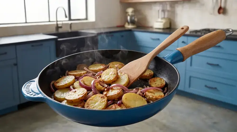 Recipe section image for Frittata met bimi en oude kaas
