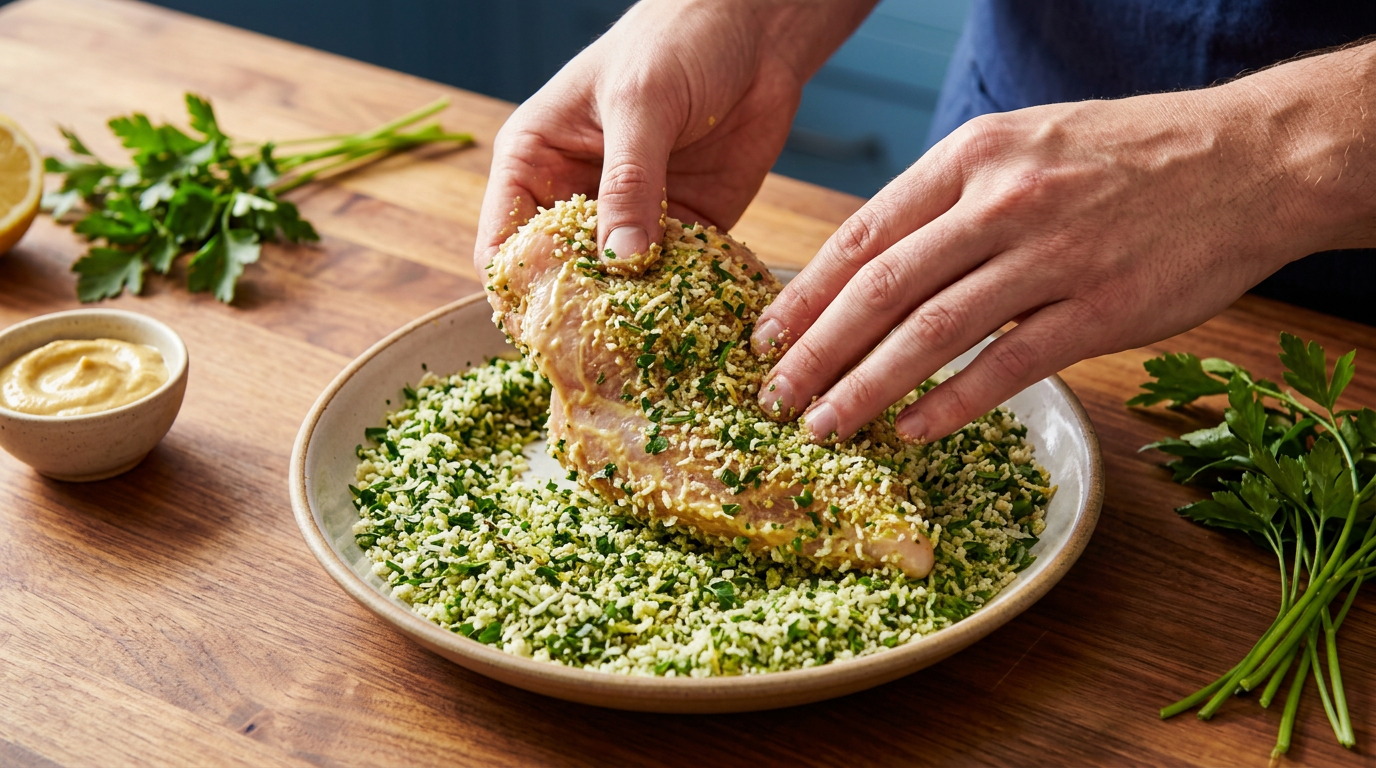 Recipe section image for Gegrilde kipfilet met citroen-kruidenkorst