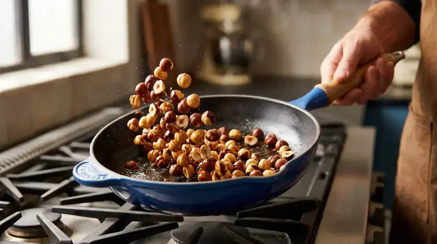 Recipe section image for Romige Pastinaaksoep met Geroosterde Hazelnoten