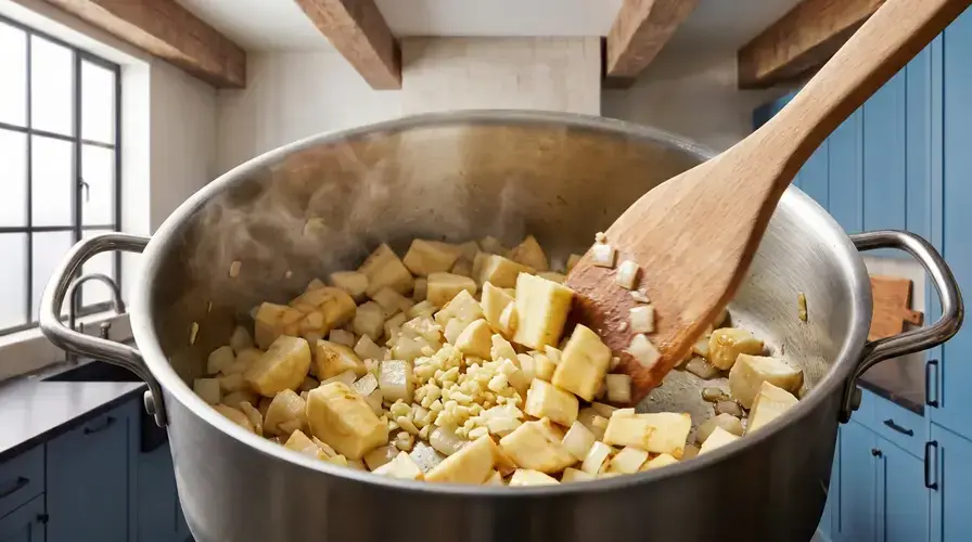 Recipe section image for Romige Pastinaaksoep met Geroosterde Hazelnoten