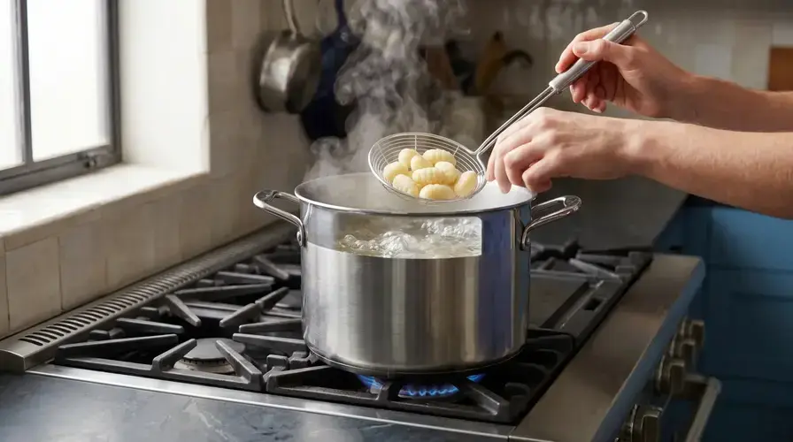 Recipe section image for Gnocchi met Rucolapesto en Pijnboompitten