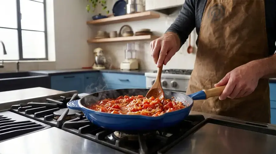 Recipe section image for Gevulde tomaten met rijst en verse kruiden