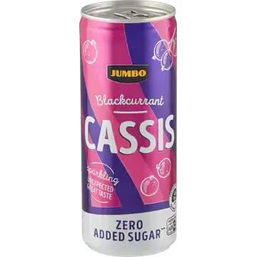 Jumbo Blackcurrant Cassis - Blik - 250 ML