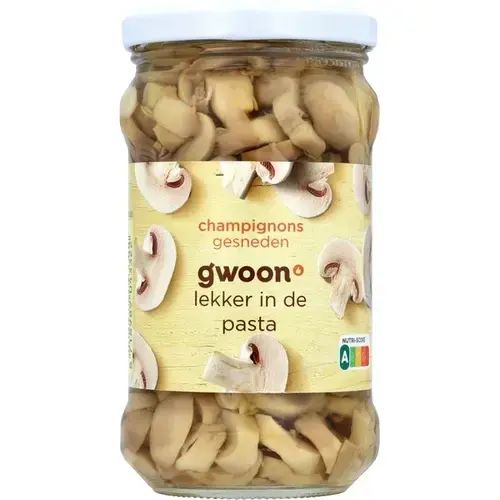 g'woon champignons gesneden