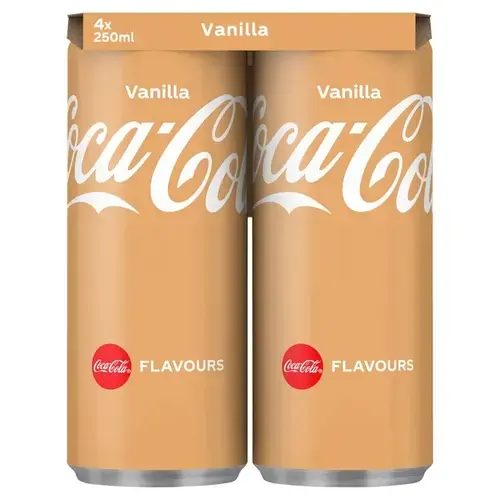 Coca Cola vanilla blik multipack
