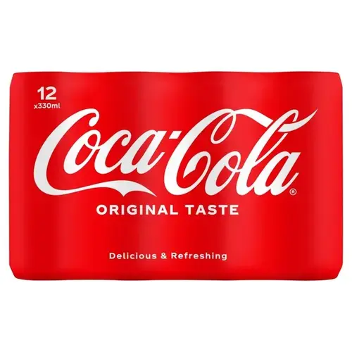 Coca Cola regular blik 12 x 330ml