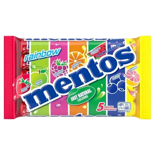 Mentos rainbow