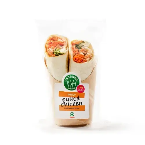 Spar wrap pulled chicken