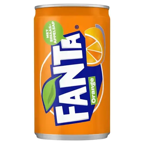 Fanta orange blik