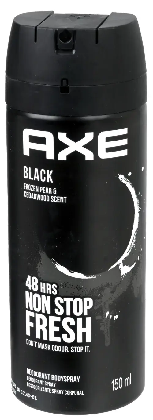 3 bussen Axe Deospray Black 150ml