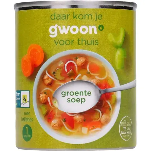 g'woon groentesoep