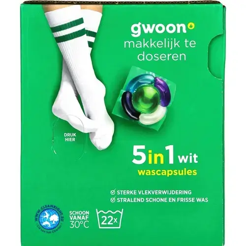 Image 2 of g'woon laundry capsules white