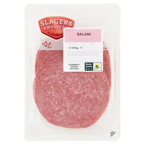 Slagerskwaliteit vleeswaren Salami
