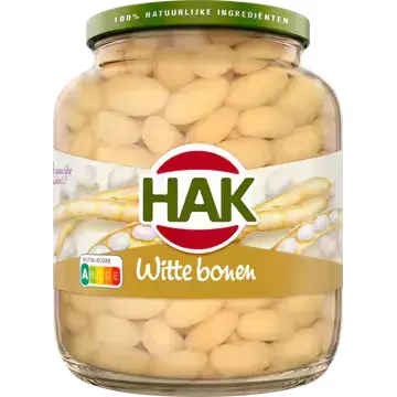 Afbeelding 2 van Hak Witte Bonen 720 g