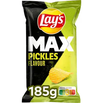 Lay's Max Ribbel Chips Pickles 185 gr