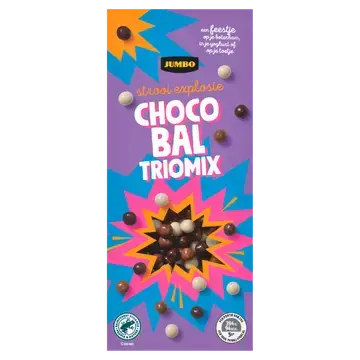 Afbeelding 2 van Jumbo Choco Bal Triomix 200 g