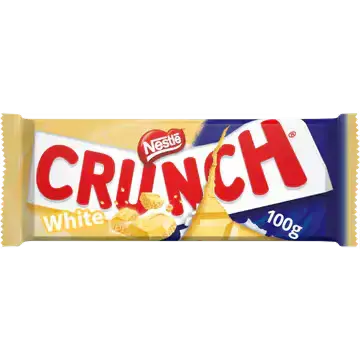 CRUNCH Witte chocolade reep