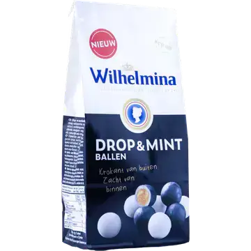 Afbeelding 2 van Wilhelmina Chewy DropMint 200g