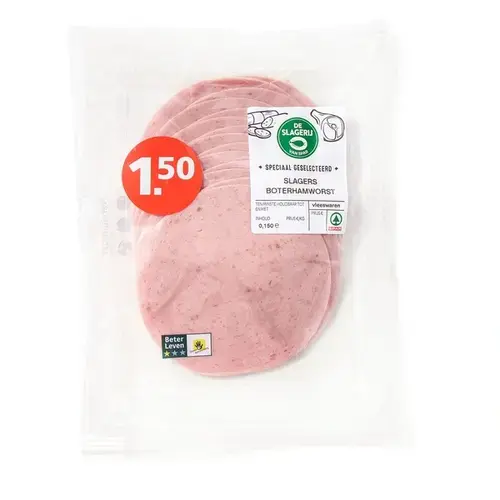 Spar slagers boterhamworst