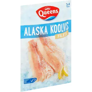 Queens Alaska Koolvis Filets 375 g