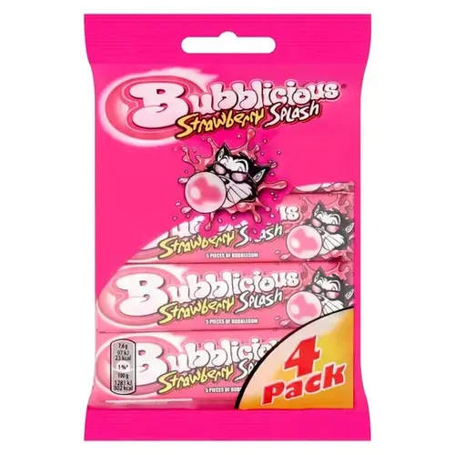 Bubblicious strawberry splash
