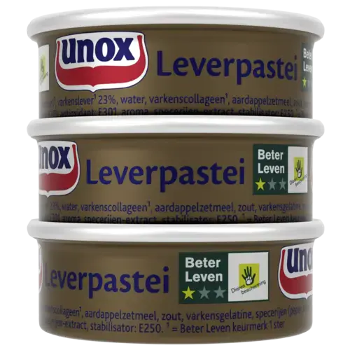 Unox Leverpastei 3 pack