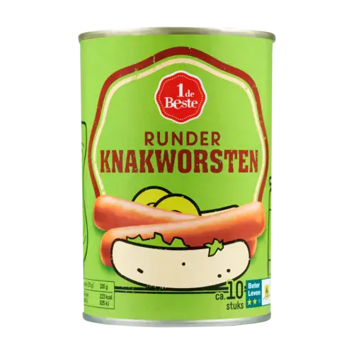 1 de Beste Knakworst rund