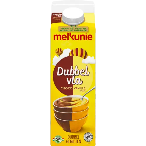Melkunie Dubbelvla chocolade vanille