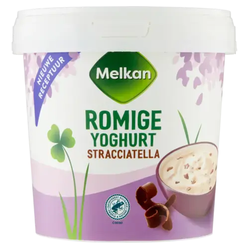 Melkan Romige yoghurt stracciatella