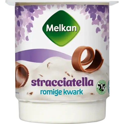 Melkan Halfvolle kwark stracciatella