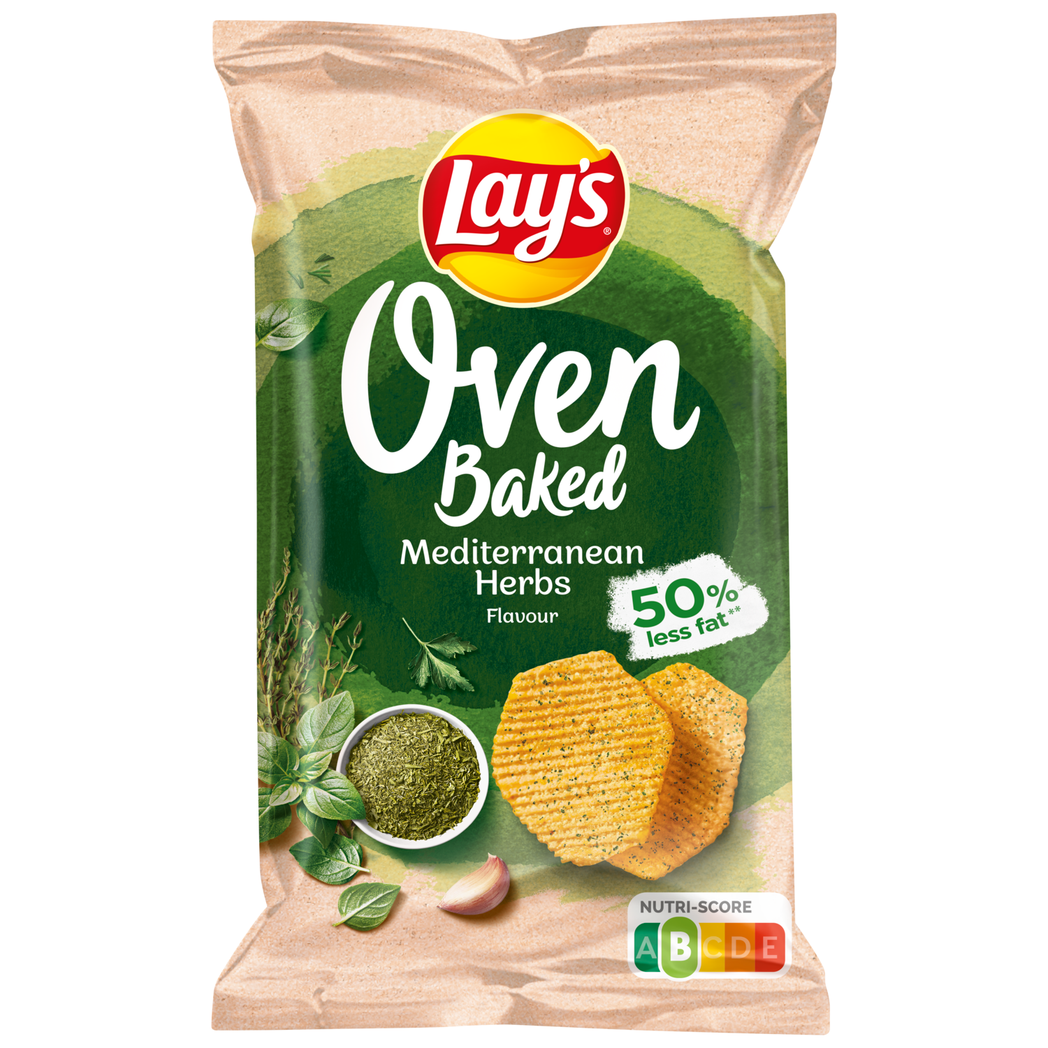 Lay's oven chips mediterranean herbs