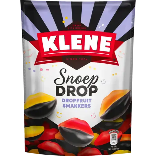 Klene Snoepdrop dropfruit smakkers