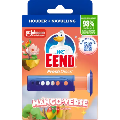 WC-eend Fresh discs houder mango