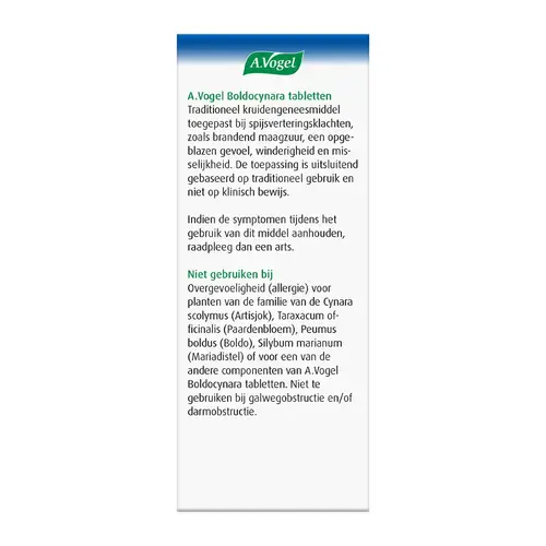 Afbeelding 3 van A Vogel Boldocynara 80 tabletten
